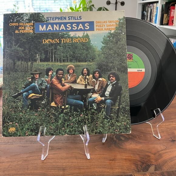 Stephen Stills Manassas Down The Road Vinyl LP 1973 Atlantic SD 7250 - Picture 1 of 13